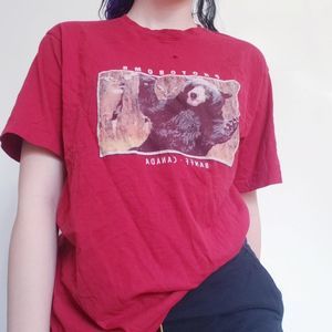 🛍FREEW/PURCHASE🛍Banff Canada Red Short Sleeve T Shirt